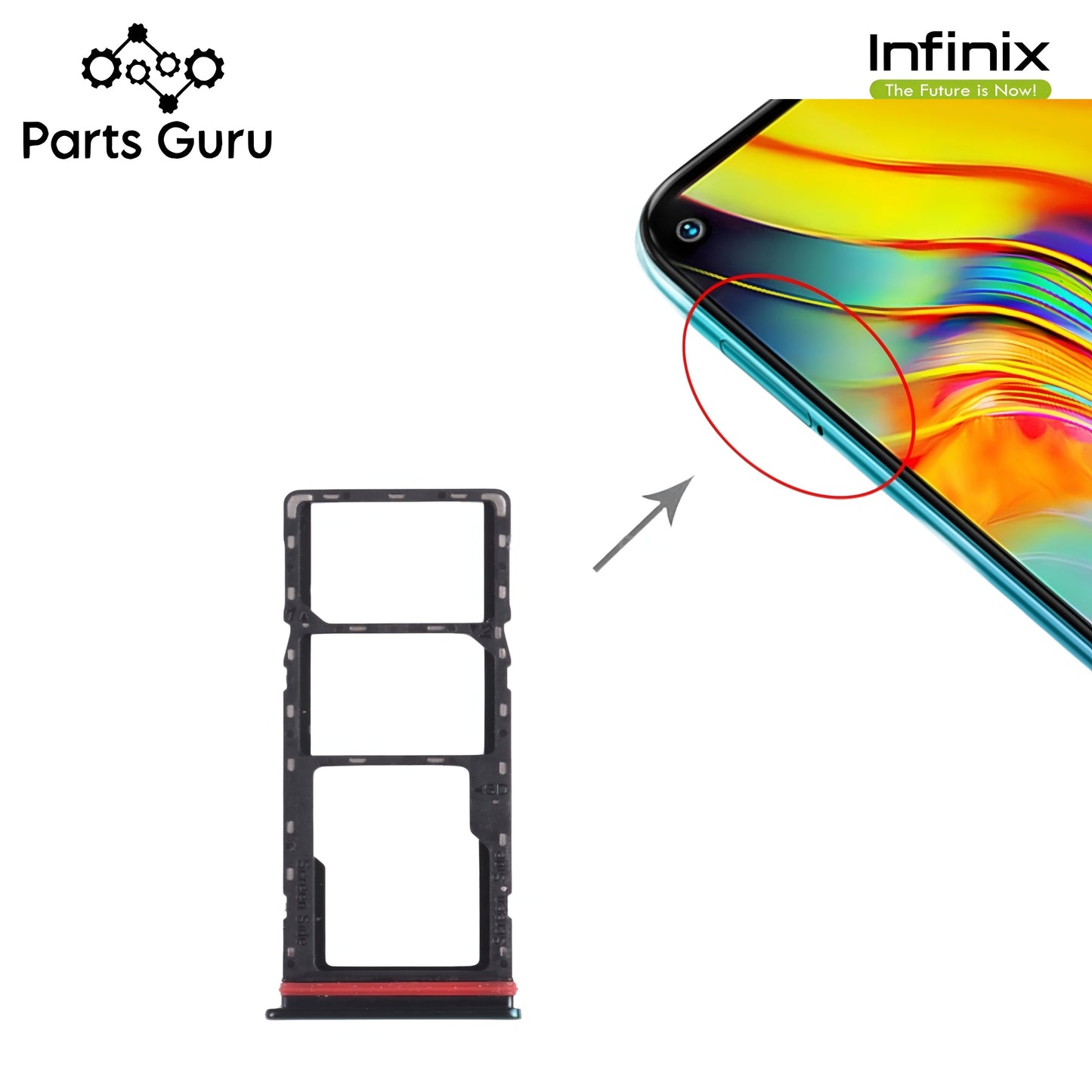 Infinix Hot 9 X655 Sim Tray || X655 / X655C Sim Tray || Hot 9 Sim Tray