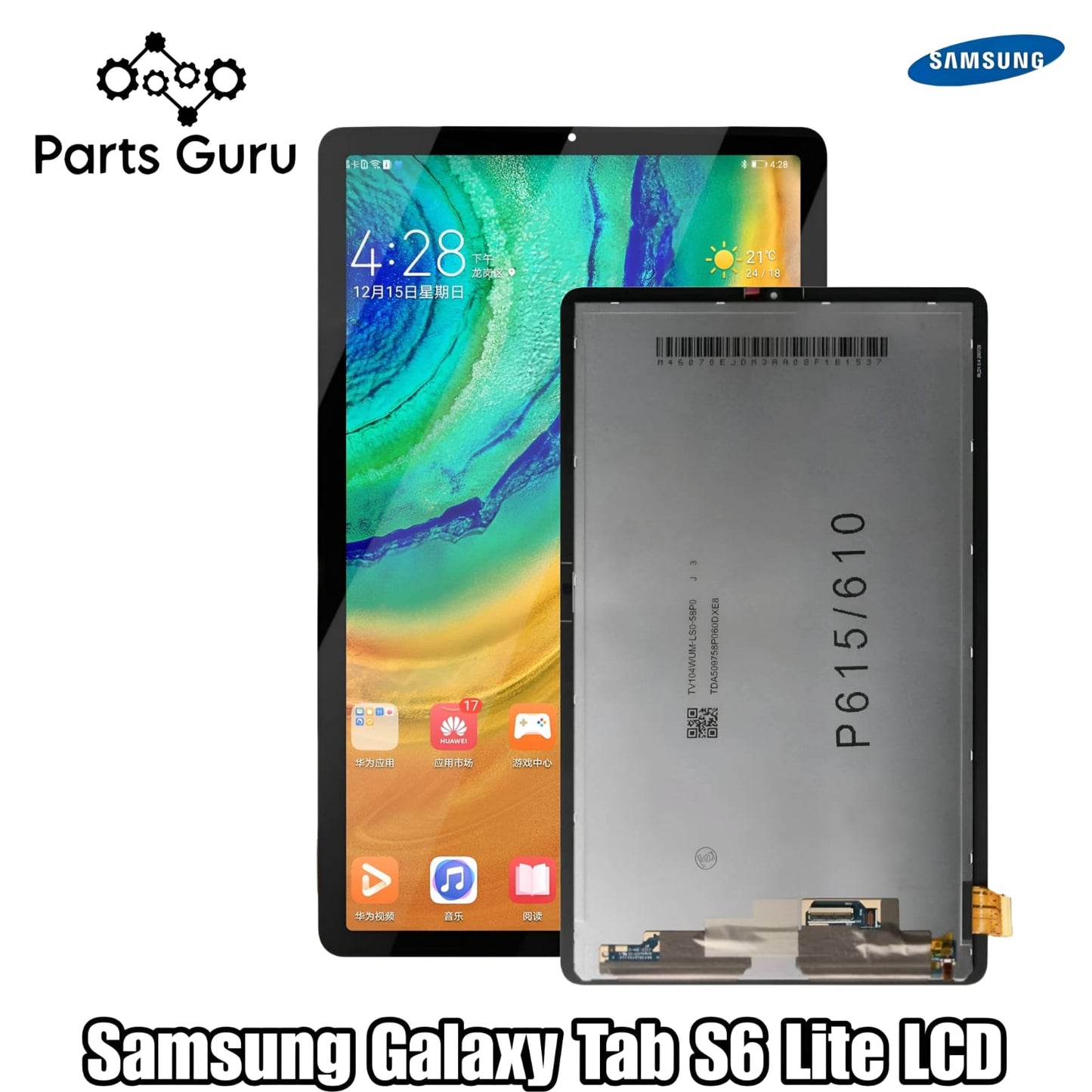 Samsung Galaxy Tab S6 Lite P610 P615 LCD Panel