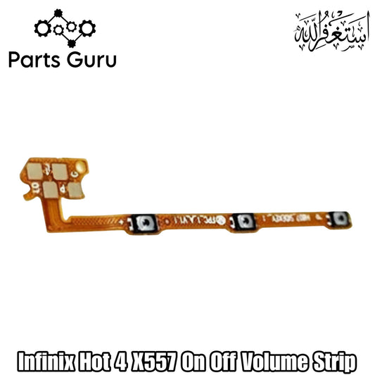 Infinix Hot 4 Power Volume Button Flex || Infinix X557 power volume button strip || X557 on off volume strip || Parts Guru