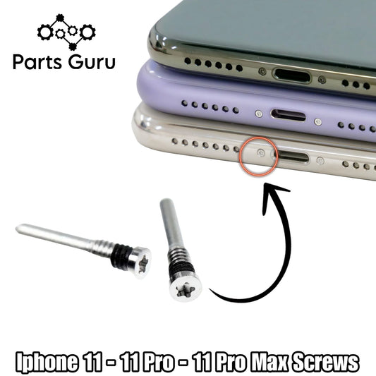 Iphone 11 11 Pro 11 Pro Max Original Bottom Screws || Iphone 11 11 pro 11 pro max original bottom screws || iphone 11 11 pro 11 pro max original screws || Parts Guru