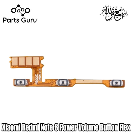 Xiaomi Redmi Note 8 Power Volume Button Flex || Mi Note 8 power & volume button strip || Redmi note 8 on off volume strip || Parts Guru