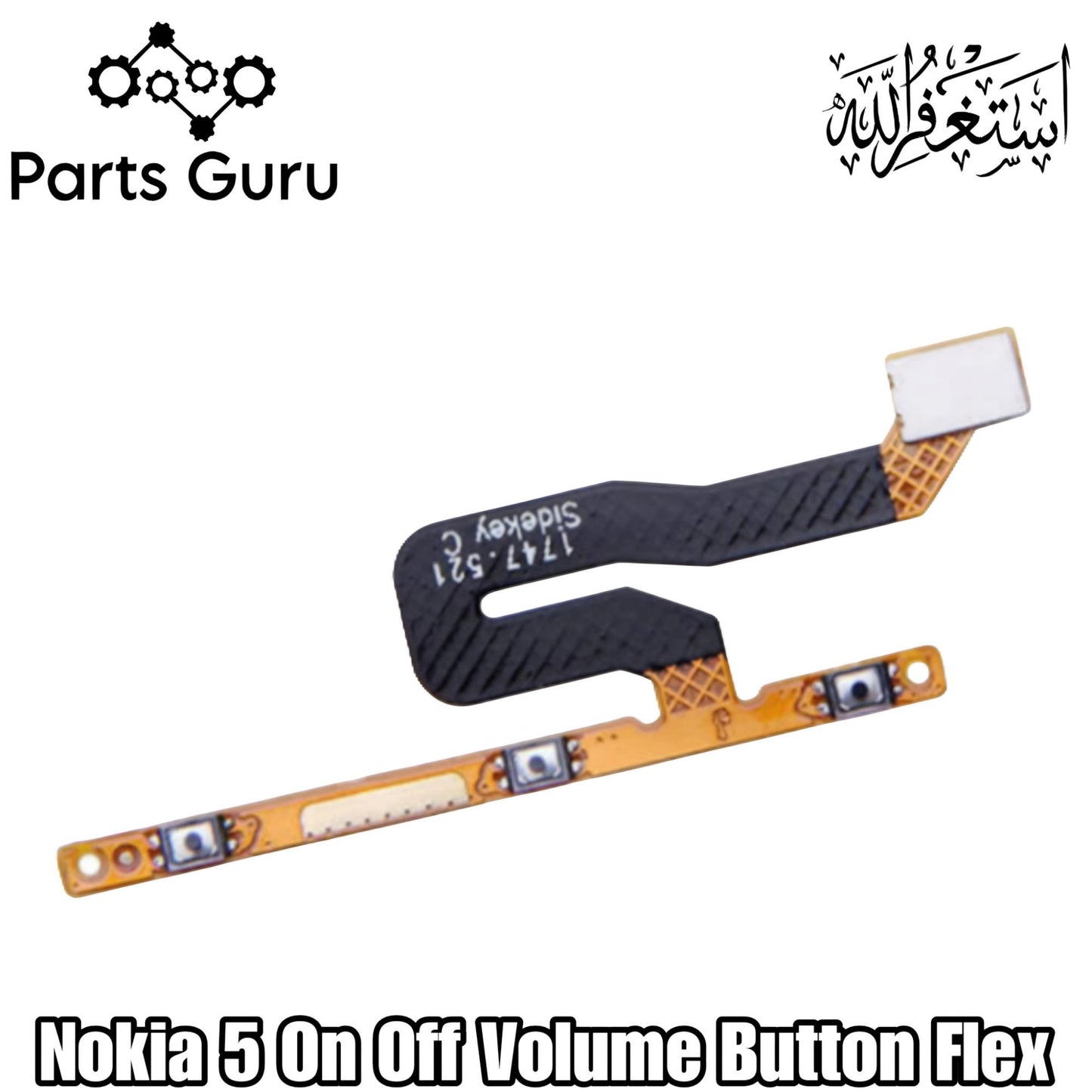 Nokia 5 Power Volume Button Flex || Nokia 5 power volume button strip || nokia 5 on off strip || Parts Guru
