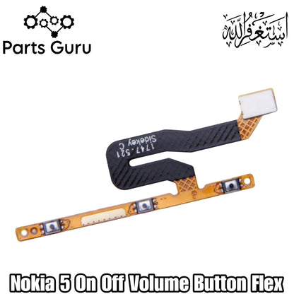 Nokia 5 Power Volume Button Flex || Nokia 5 power volume button strip || nokia 5 on off strip || Parts Guru