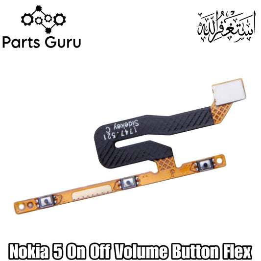 Nokia 5 Power Volume Button Flex || Nokia 5 power volume button strip || nokia 5 on off strip || Parts Guru