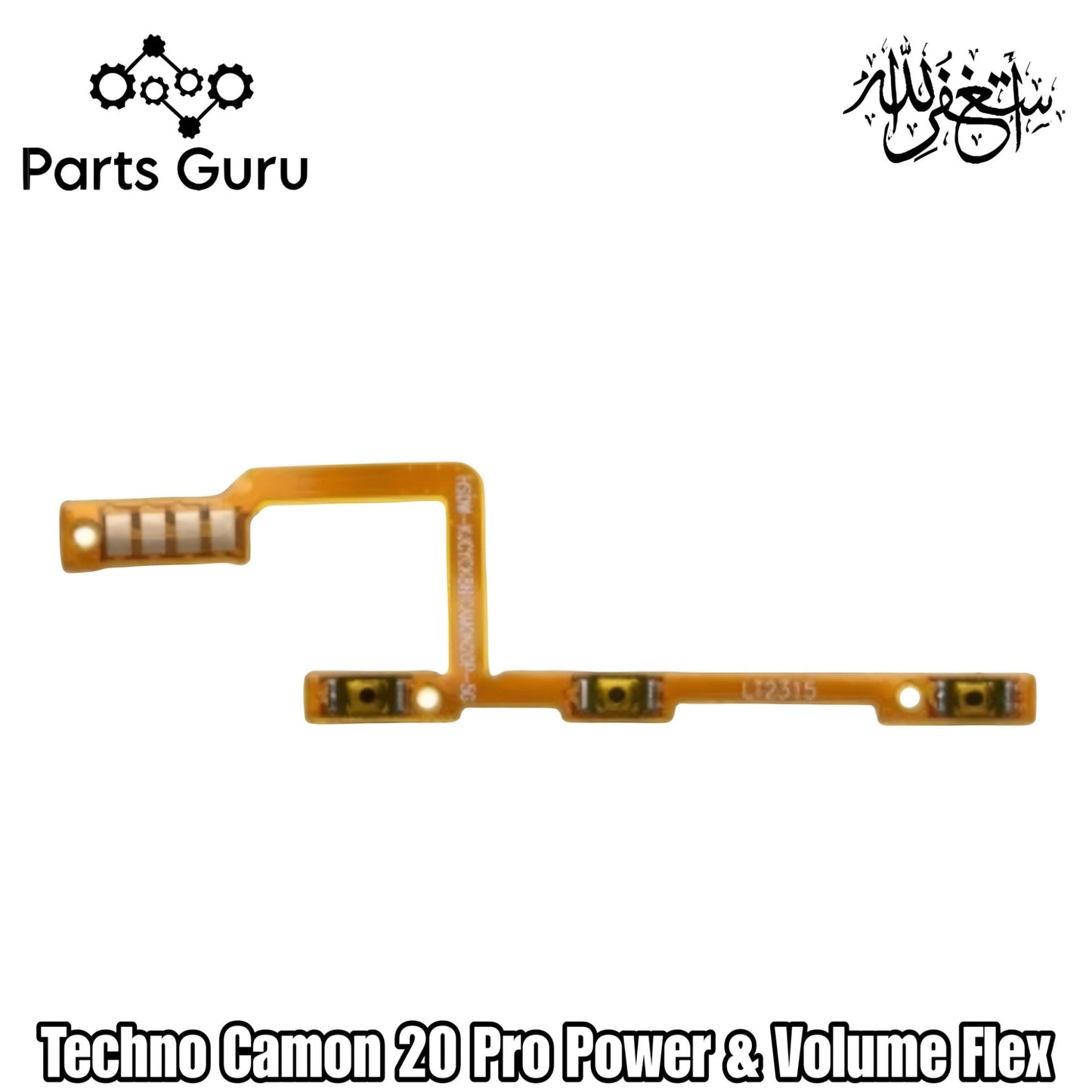 Tecno Camon 20 Pro Power Button & Volume Button Flex || Techno Camon 20 Pro Power Button Strip || Camon 20 pro volume & on off strip || Parts Guru