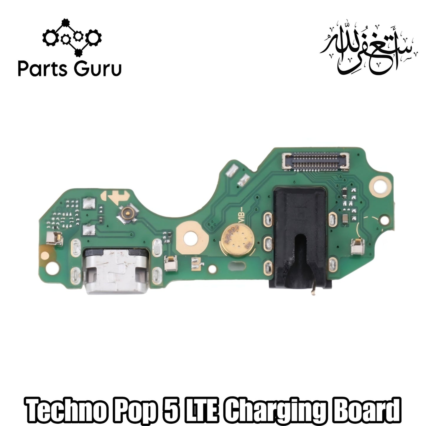 Techno Pop 5 LTE Charging Strip || Tecno Pop 5 Lte BD4, BD4i, BD4a OEM Charging Port Board || Pop 5 lite charging port || Parts Guru
