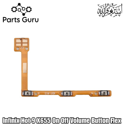Infinix Hot 9 X655 Power Button & Volume Button Flex  || Infinix hot 9 on off volume strip || X655 power volume button flex || Parts Guru
