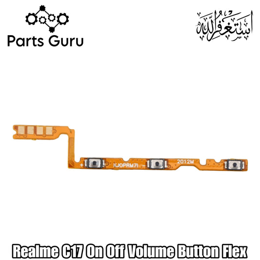Oppo Realme C17 Power Button & Volume Button Flex || Realme C17 On Off Volume Strip || c17 power volume button strip || Parts Guru