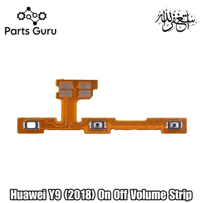 Huawei Y9 (2018) Power & Volume Button Flex || Huawei Y9 2018 Power & Volume Button Strip || Y9 2018 on off volume strip || Parts Guru