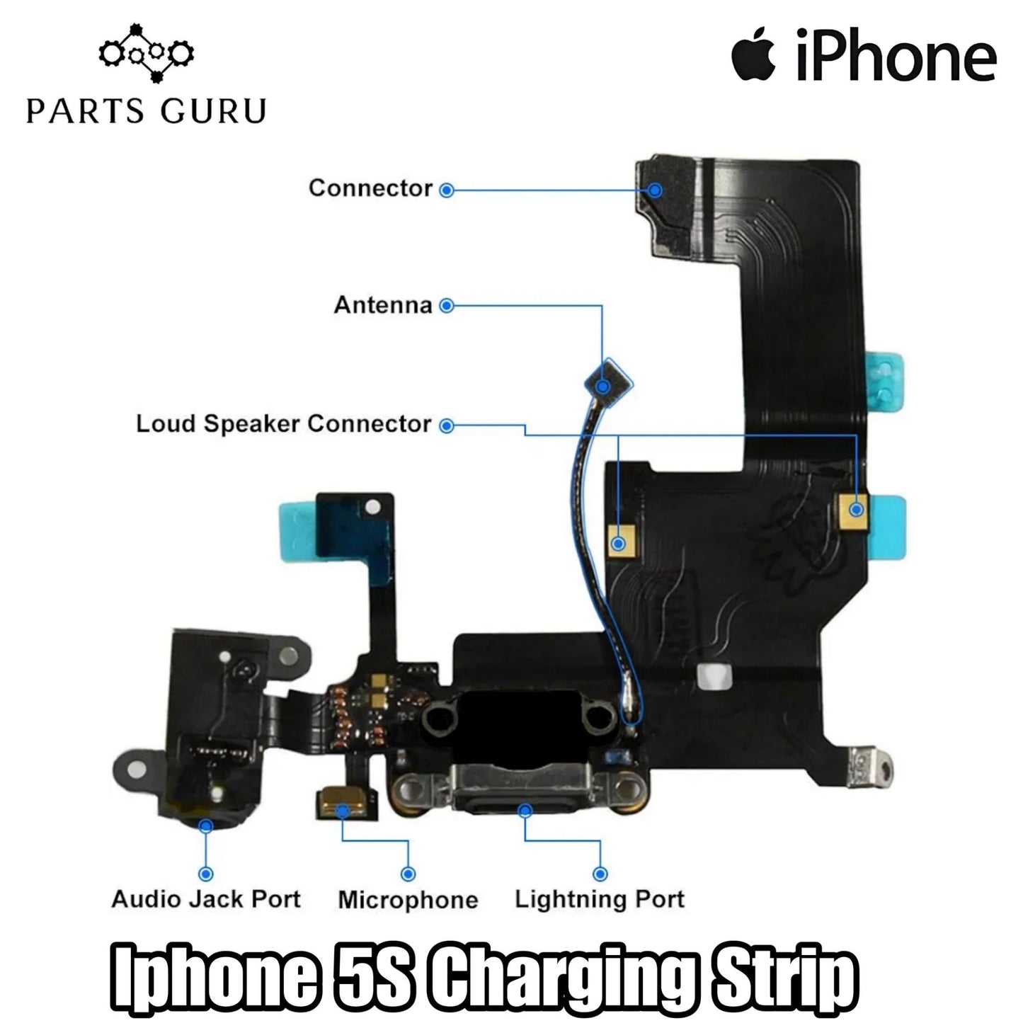 Iphone 5S Charging Strip || Iphone 5s Charging port || iphone 5s Charging port || Iphone 5s || Parts Guru