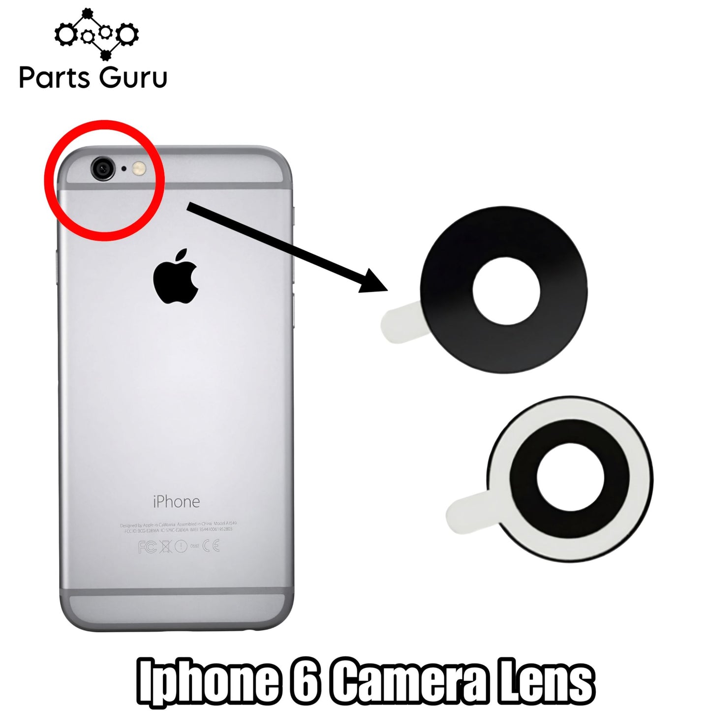 Iphone 6 Camera Lens || Iphone 6 camera glass || Iphone Camera Lens || Parts Guru