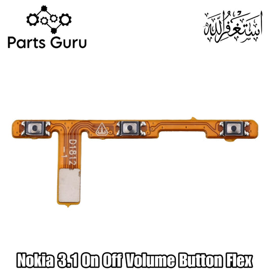 Nokia 3.1 Power Volume Button Strip || Nokia 3.1 on off volume button strip || Nokia 3.1 flex || Parts Guru