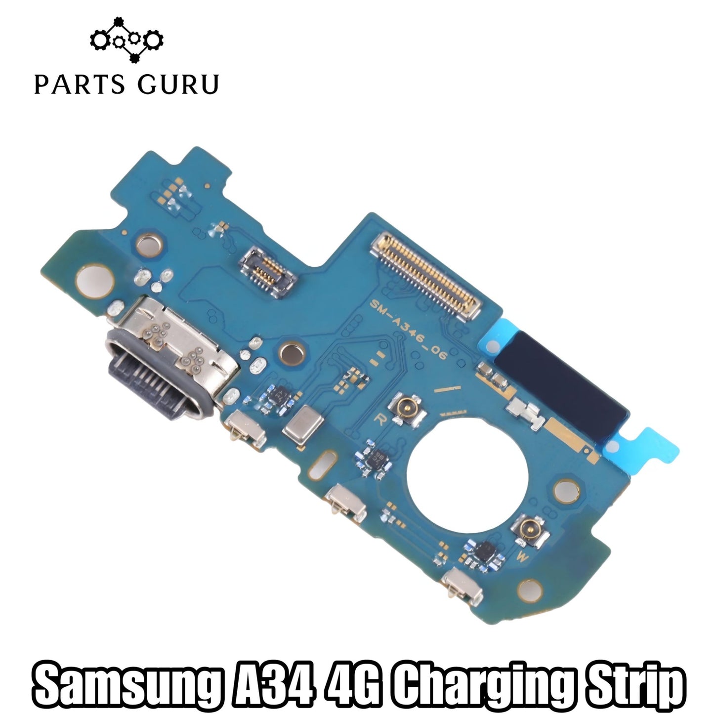 A34 4G Charging Board || Samsung A34 4G Charging Strip || Samsung A34 4g Charging flex || Parts Guru