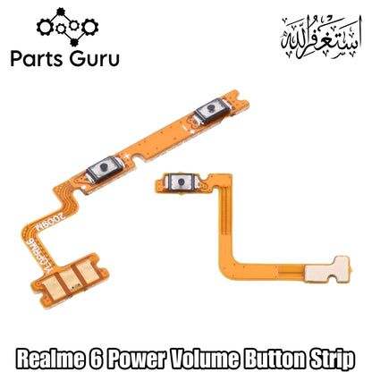 Realme 6 Power Volume Button Flex || Realme 6 power volume button strip || realme 6 on off volume button strip || Parts Guru
