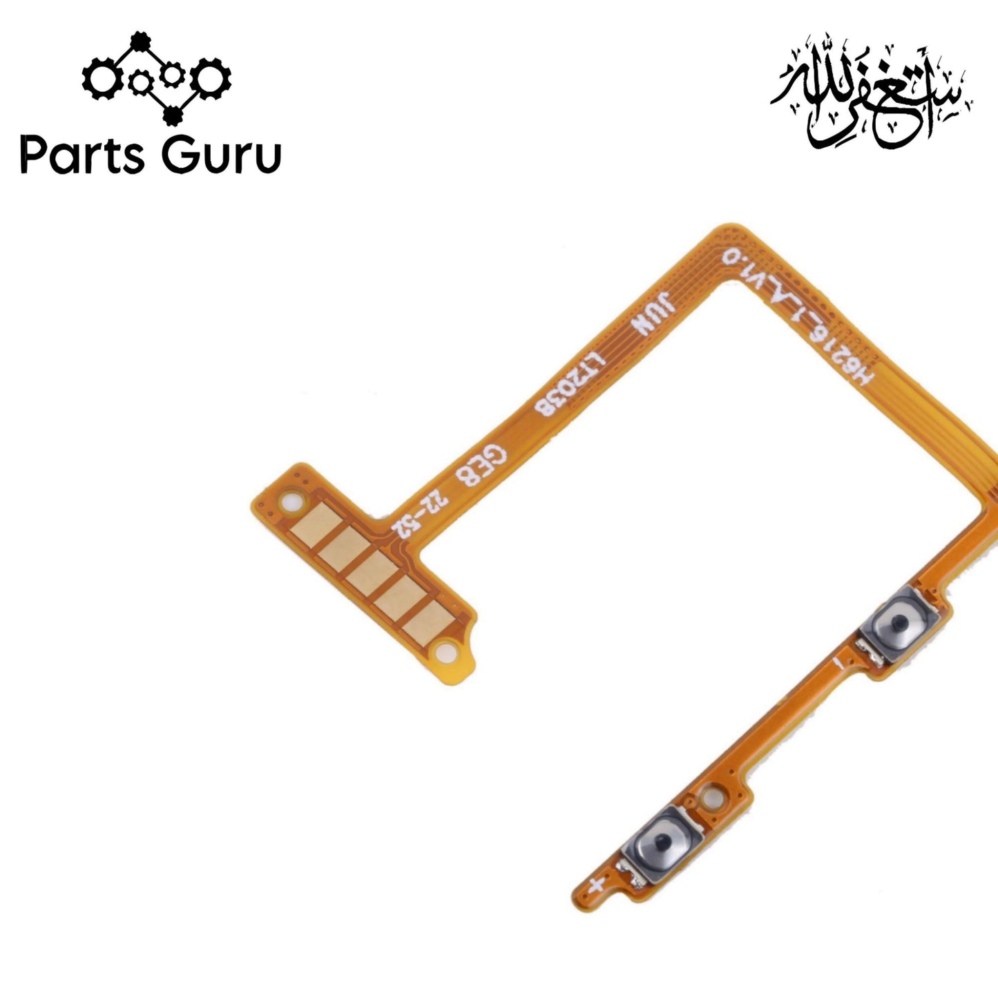 Tecno Camon 16 Power & Volume Button Flex || Tecno Camon 16 power & volume button strip || Camon 16 on off volume strip || Parts Guru