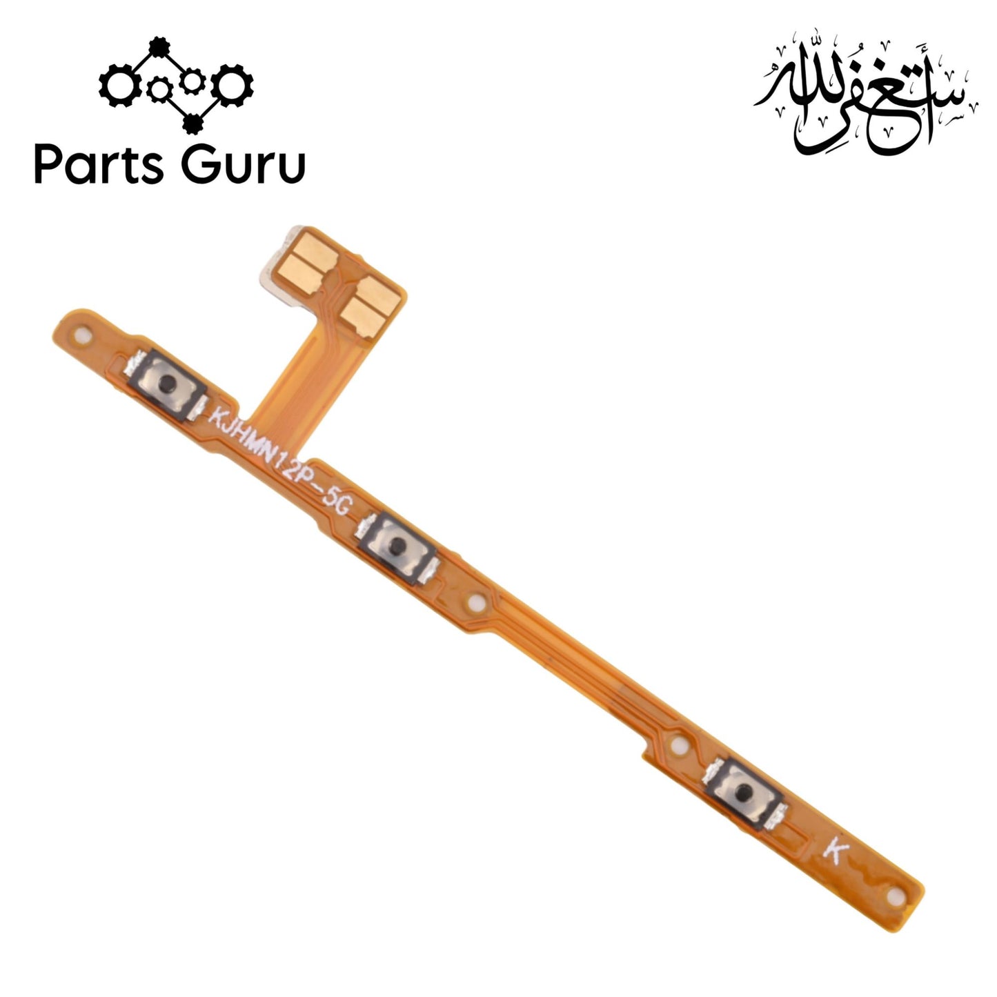 Xiaomi Redmi Note 12 Pro Power Volume Button Flex || Xiaomi Mi Note 12 Pro on off volume strip || Mi note 12 pro on off volume button strip || Parts Guru