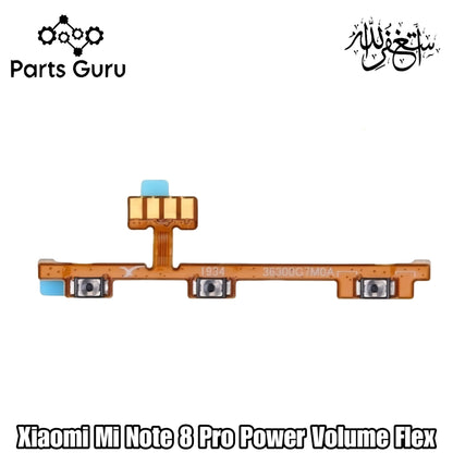 Xiaomi Redmi Note 8 Pro Power Volume Button Flex || Xiaomi Mi Note 8 pro on off volume button strip || Redmi note 8 pro on off strip || Parts Guru