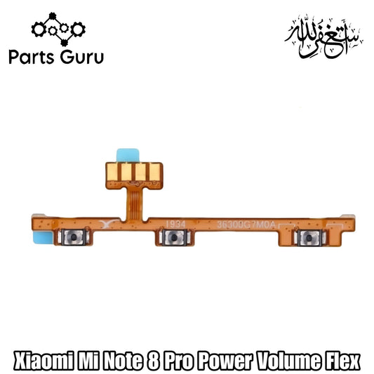 Xiaomi Redmi Note 8 Pro Power Volume Button Flex || Xiaomi Mi Note 8 pro on off volume button strip || Redmi note 8 pro on off strip || Parts Guru