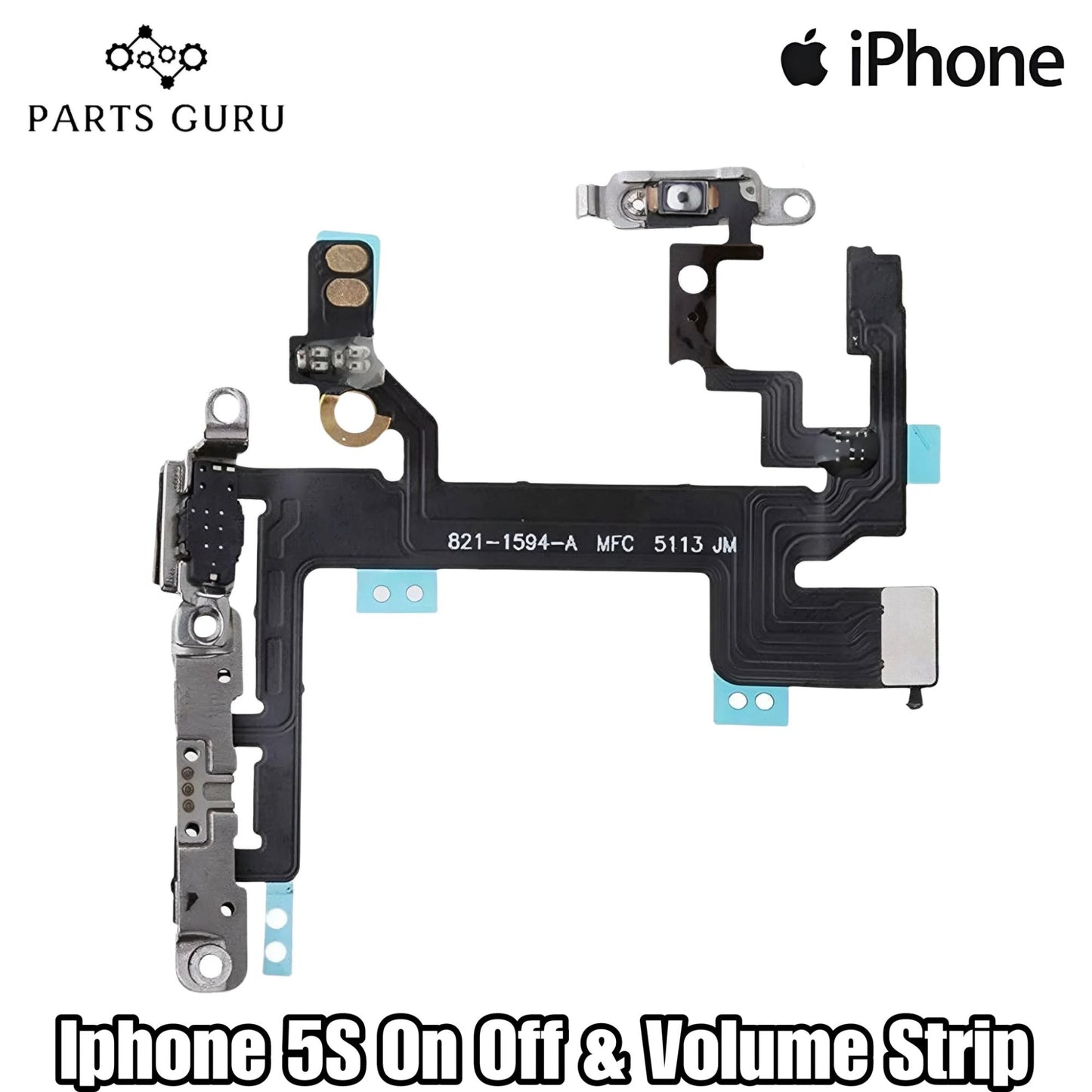 Iphone 5S On off Volume Strip || iphone 5s on off volume strip || iphone 5s strip || Parts Guru