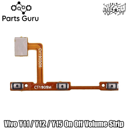 Vivo Y11 / Y12 / Y15 Power Volume Button Flex || Vivo y11 / y12 / y15 power volume button strip || Y11 / Y12 / Y15 on off volume strip || Parts Guru