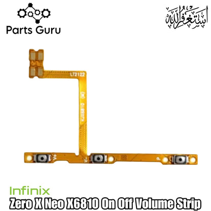 Infinix Zero X Neo X6810 Power Volume Button Flex || Infinix zero x neo power volume button strip || X6810 on off volume strip ||