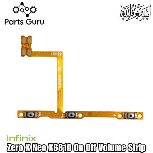 Infinix Zero X Neo X6810 Power Volume Button Flex || Infinix zero x neo power volume button strip || X6810 on off volume strip ||