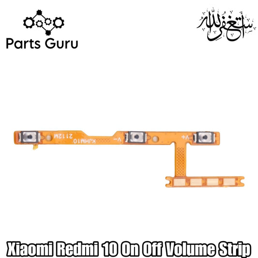 Xiaomi Redmi 10 Power Volume Button Flex || Redmi 10 On Off Volume Button Strip || redmi 10 on off volume strip || Parts Guru