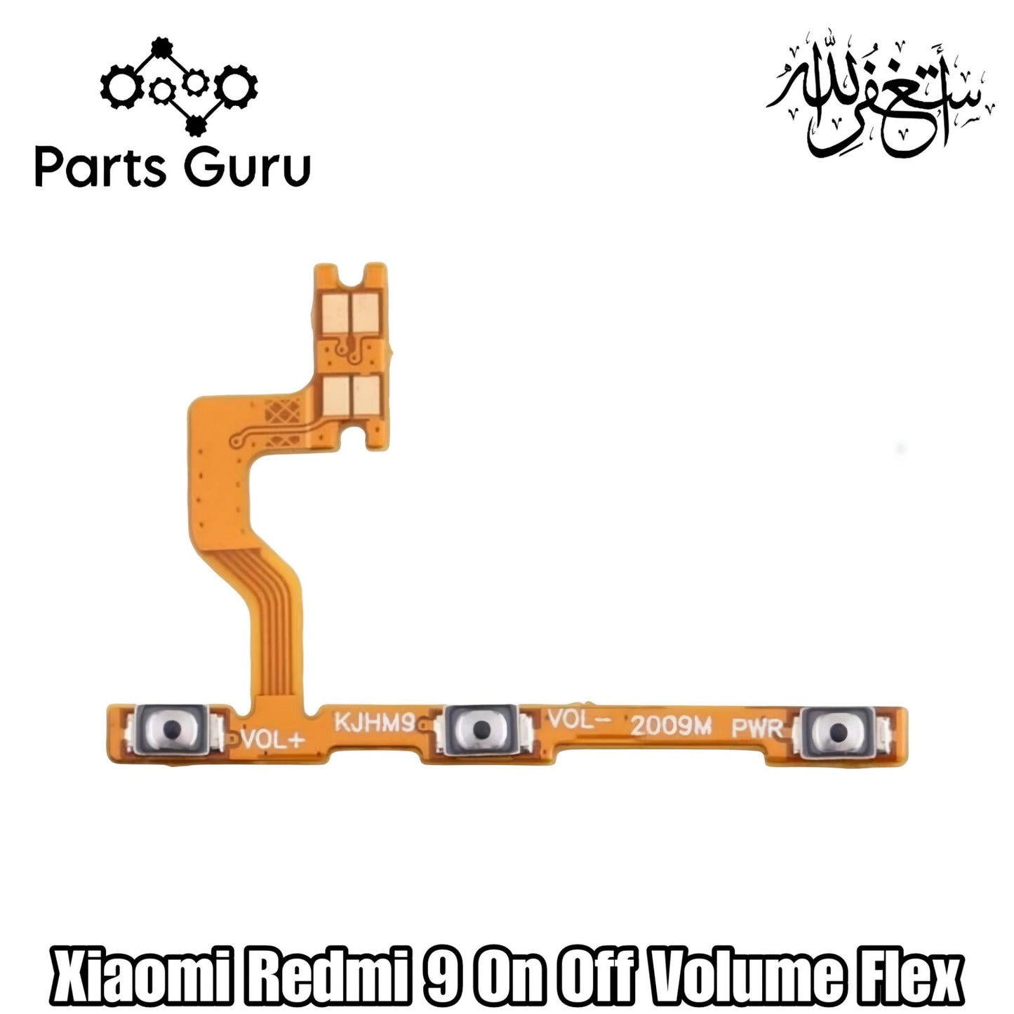 Xiaomi Redmi 9 Power Volume Button Flex || Redmi 9 Power volume button strip || Redmi 9 on off volume strip || Parts Guru