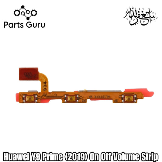 Huawei Y9 Prime (2019) Power & Volume Button Flex || Huawei Y9 prime 2019 power & volume button strip || Y9 Prime 2019 on off volume strip || Parts Guru