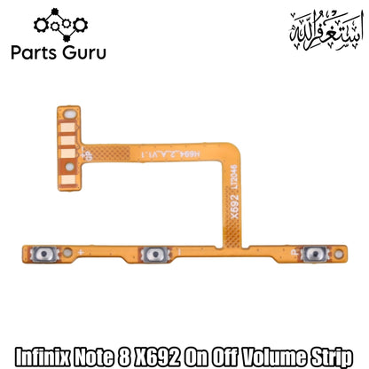 Infinix Note 8 X692 Power Volume Button Flex || Infinix note 8 power volume button strip || X692 on off volume strip || Parts Guru