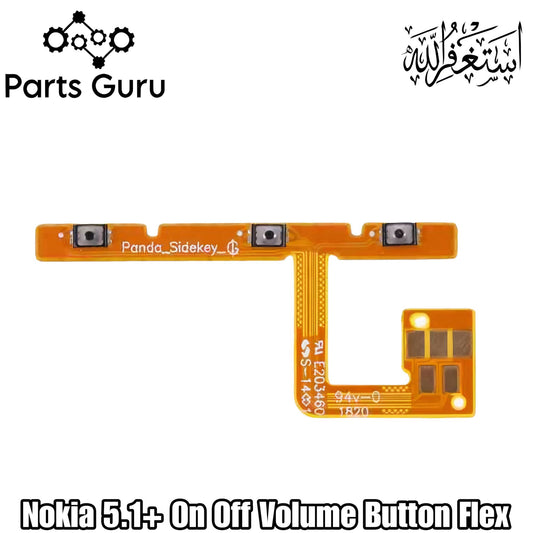 Nokia 5.1 Plus Power Volume Button Flex || Nokia 5.1 plus power volume button strip || nokia 5.1+ on off strip || Parts Guru