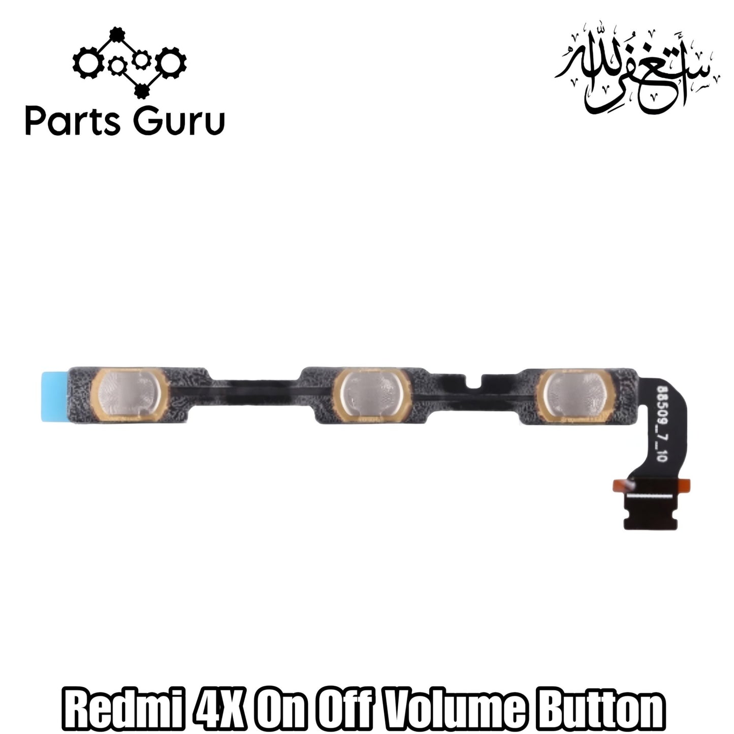 Redmi 4x Power & Volume Button Flex || Redmi 4x power volume button strip || Redmi on off strip || Parts Guru