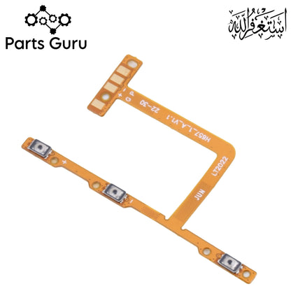 Infinix Hot 10 X682B X682C Power Button & Volume Button Flex  || Hot 10 on off volume button strip || Parts Guru