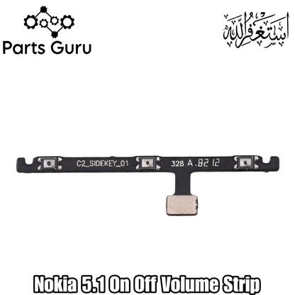 Nokia 5.1 Power Volume Button Flex || Nokia 5.1 power volume button strip || nokia 5.1 on off strip || Parts Guru