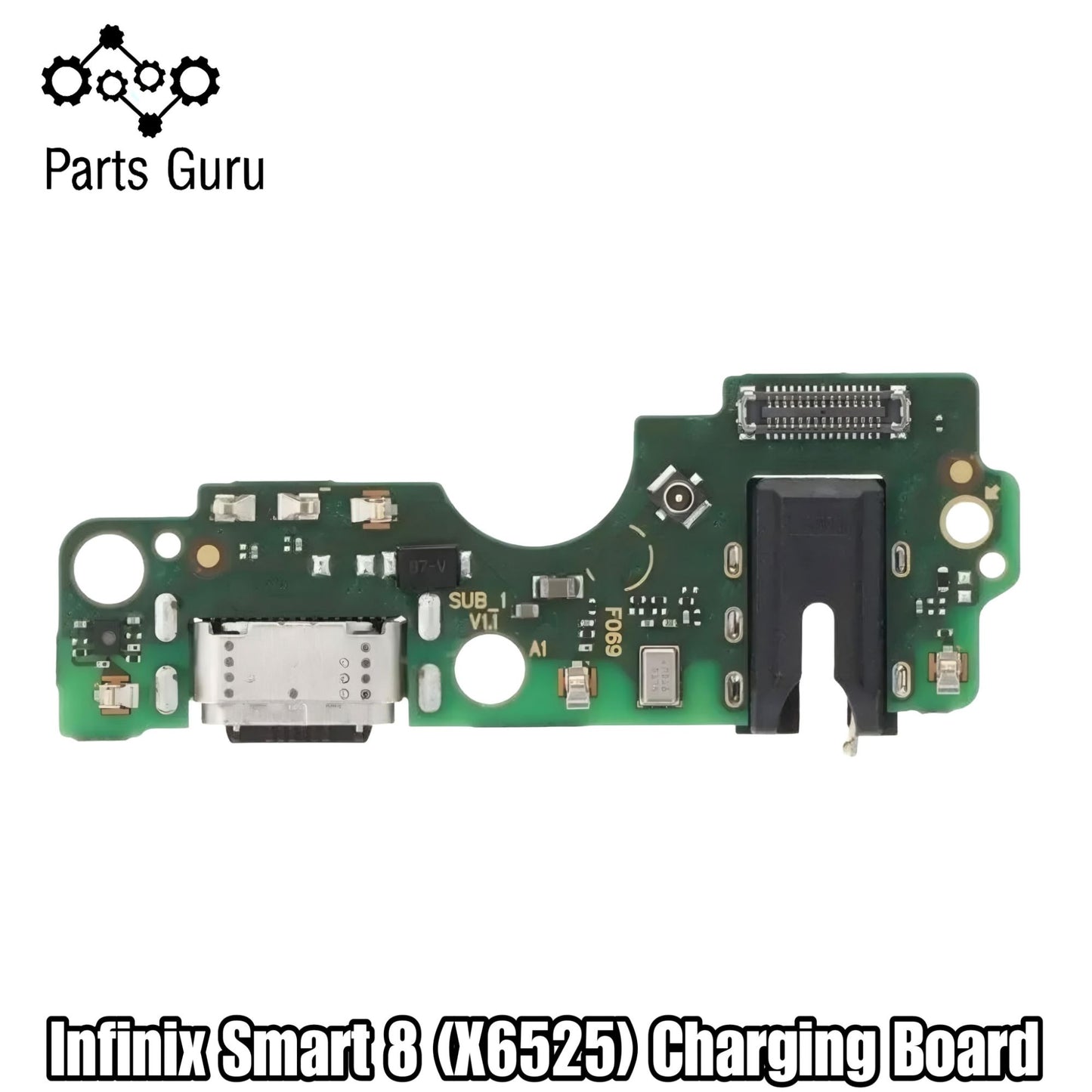 Infinix smart 8 Charging strip || Infinix Smart 8 (X6525) Charging Board || X6525 charging flex  || Parts Guru