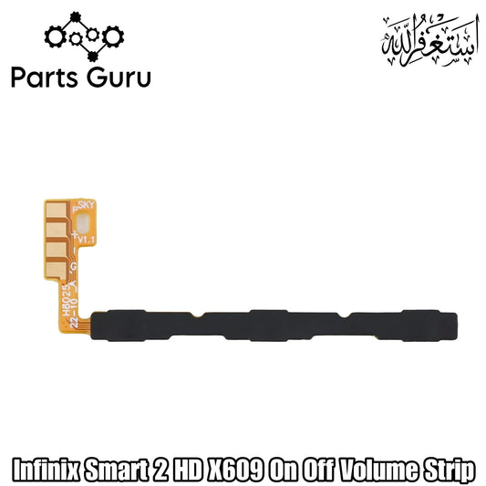 Infinix Smart 2 Hd Power Volume Button Flex || Infinix X609 power volume button strip || smart 2 hd on off volume button strip || Parts Guru