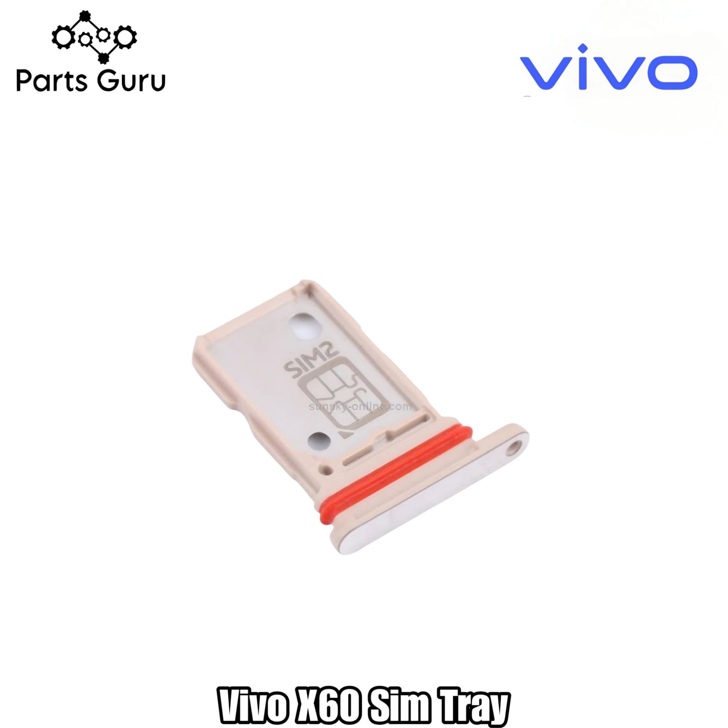 Vivo X60  Pro Sim Tray || Vivo X60  Sim Slot || X60 Sim Tray || Parts Guru