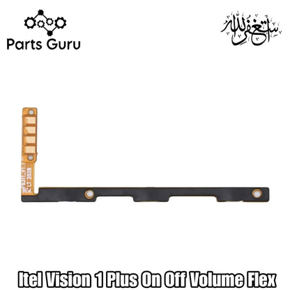Itel Vision 1 Plus Power On Off Volume Key Button Flex  || Itel Vision 1 Plus On Off Volume Button Strip || vision 1+ on off volume strip || Parts Guru