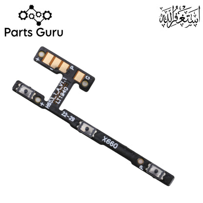 Infinix S5 Pro X660 Power Button & Volume Button Flex  || Infinix s5 pro power volume button strip || X660 on off volume strip || Parts Guru