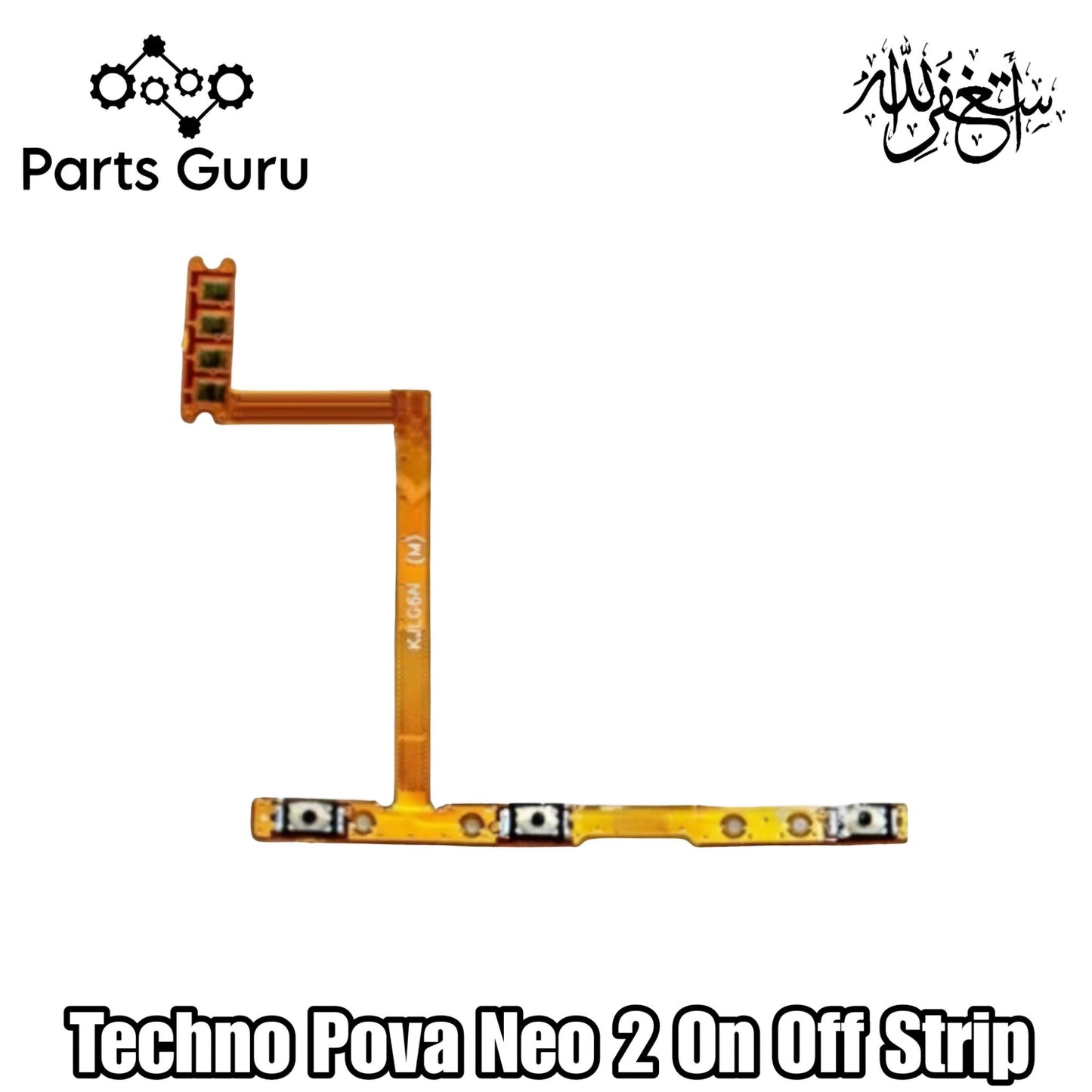 Techno Pova Neo 2 On Off Volume Strip || Pova Neo 2 On Off Volume Flex || pova neo 2 on off strip || Parts Guru