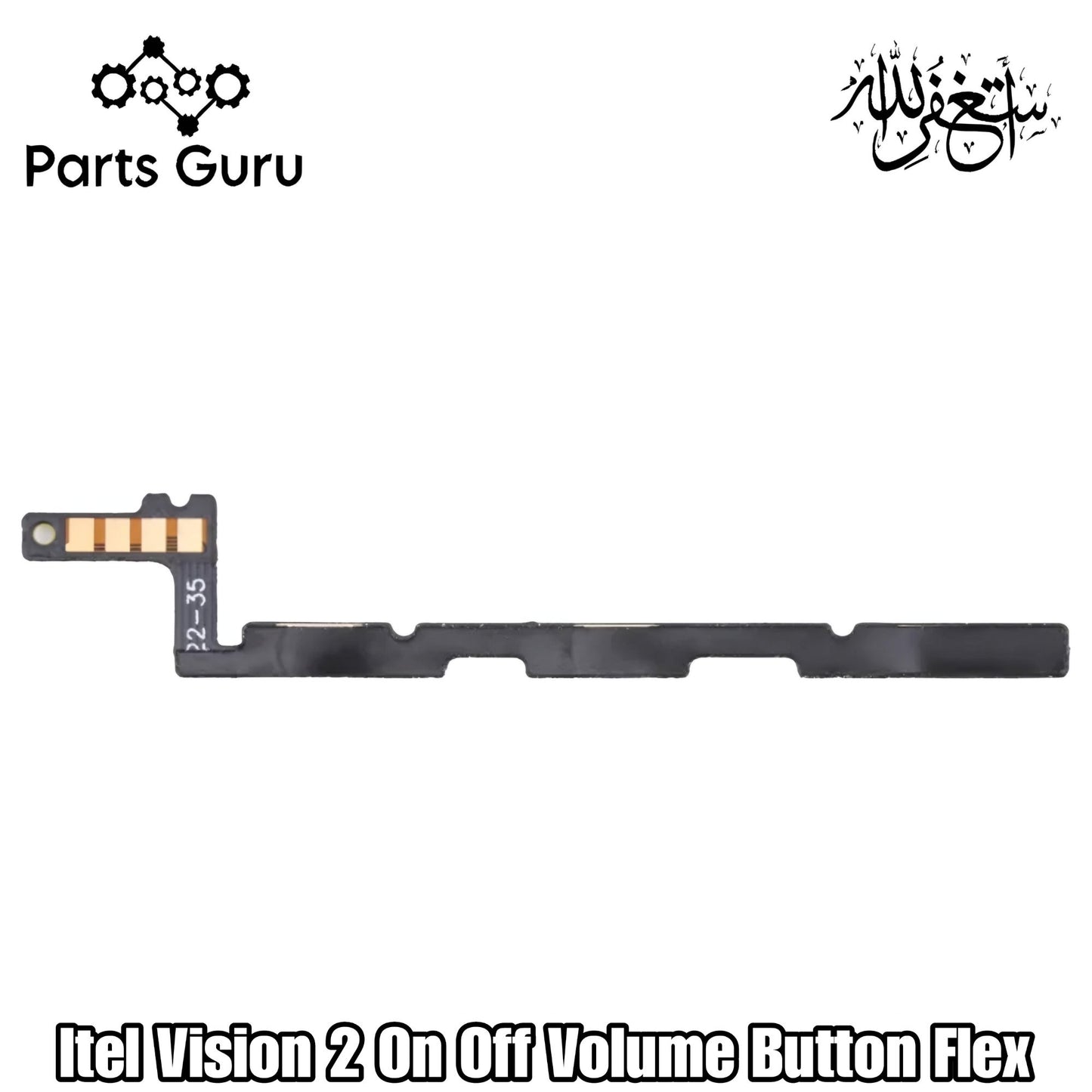 Itel Vision 2 Power Volume Button Flex || Itel vision 2 power volume button strip || Vision 2 On Off Volume Strip || Parts Guru