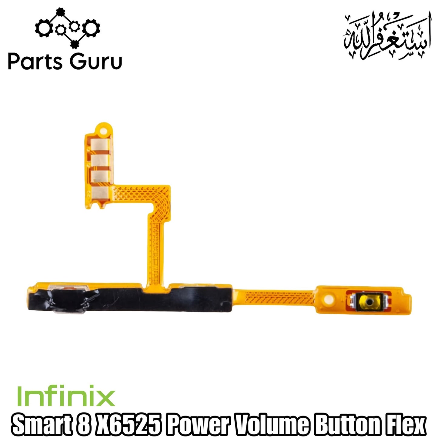 Infinix Smart 8 X6525 Power Volume Button Flex || Infinix smart 8 power volume button strip || X6525 on off volume strip || Parts Guru