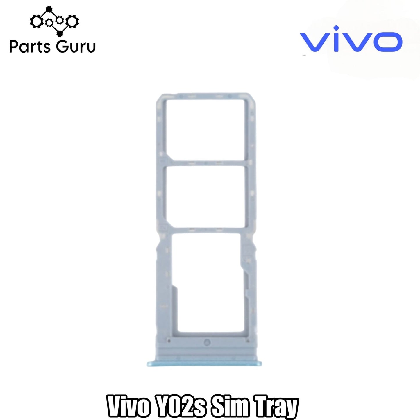Vivo Y02S Sim Tray || Vivo Y02S Sim Slot || Y02S Sim tray || Parts Guru