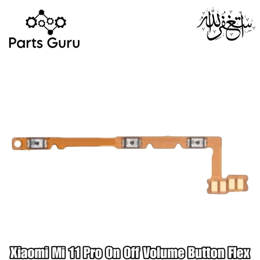 Xiaomi Redmi Note 11 Pro Power Volume Button Flex || Xiaomi Mi Note 11 pro on off volume strip || Mi note 11 pro on off volume button strip || Parts Guru