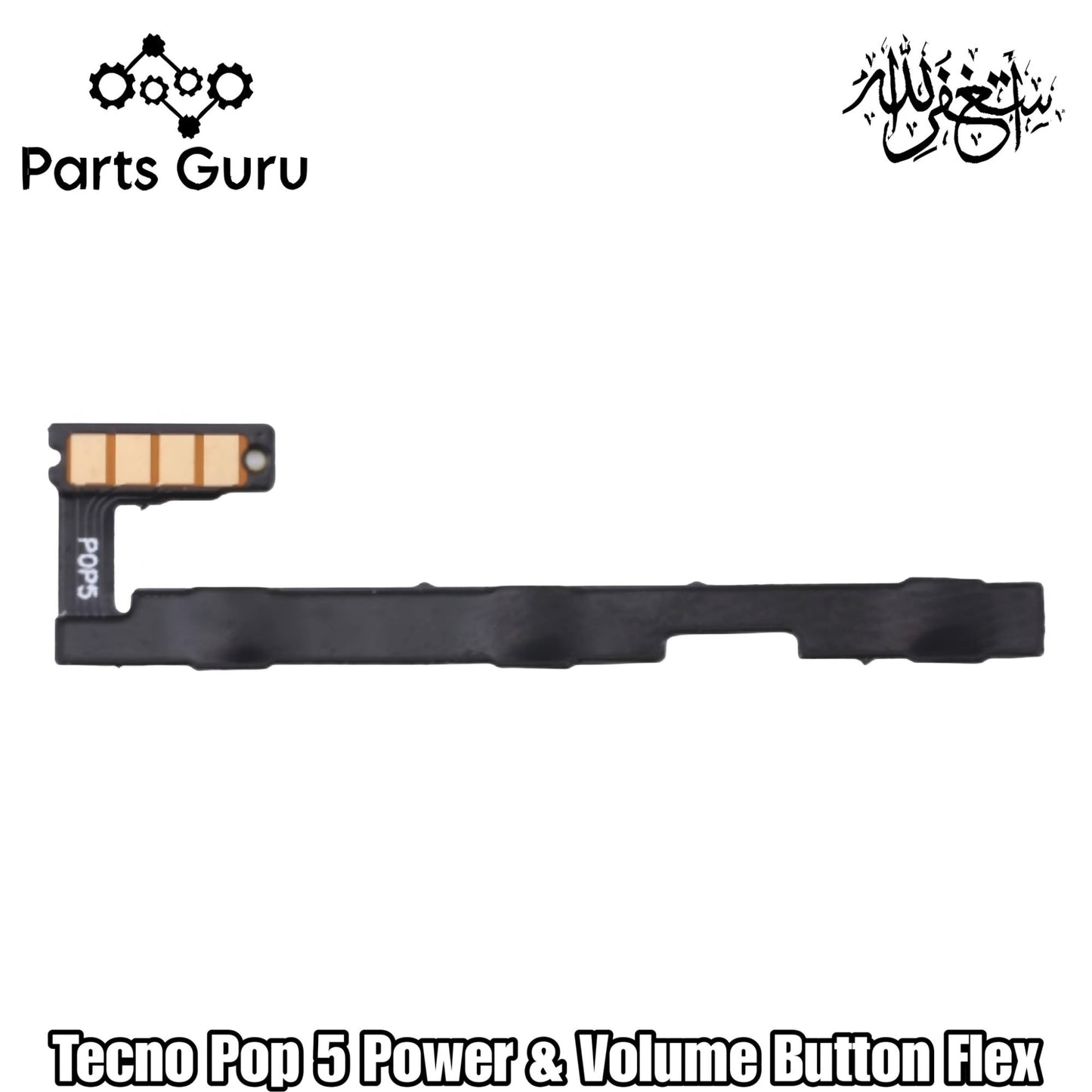 Tecno Pop 5 Power & Volume Button Flex || Tecno Pop 5 power & volume button strip || Pop 5 On Off Volume Strip || Parts Guru