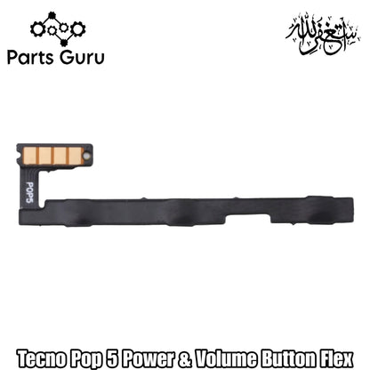 Tecno Pop 5 Power & Volume Button Flex || Tecno Pop 5 power & volume button strip || Pop 5 On Off Volume Strip || Parts Guru