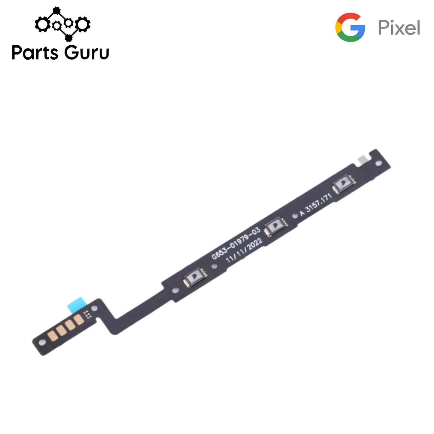 Google Pixel 8 Pro Power Button & Volume Button Flex  || Pixel 8 Pro On Off Volume Button Strip || Parts Guru