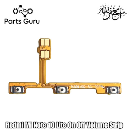 Xiaomi Redmi Note 10 Lite Power Volume Button Flex || Redmi Mi Note 10 lite on off volume strip || Mi Note 10 lite || Parts Guru