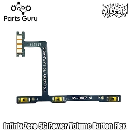 Infinix Zero 5G X6815 Power Button & Volume Button Flex || Infinix zero 5g power volume button strip || X6815 on off volume strip ||