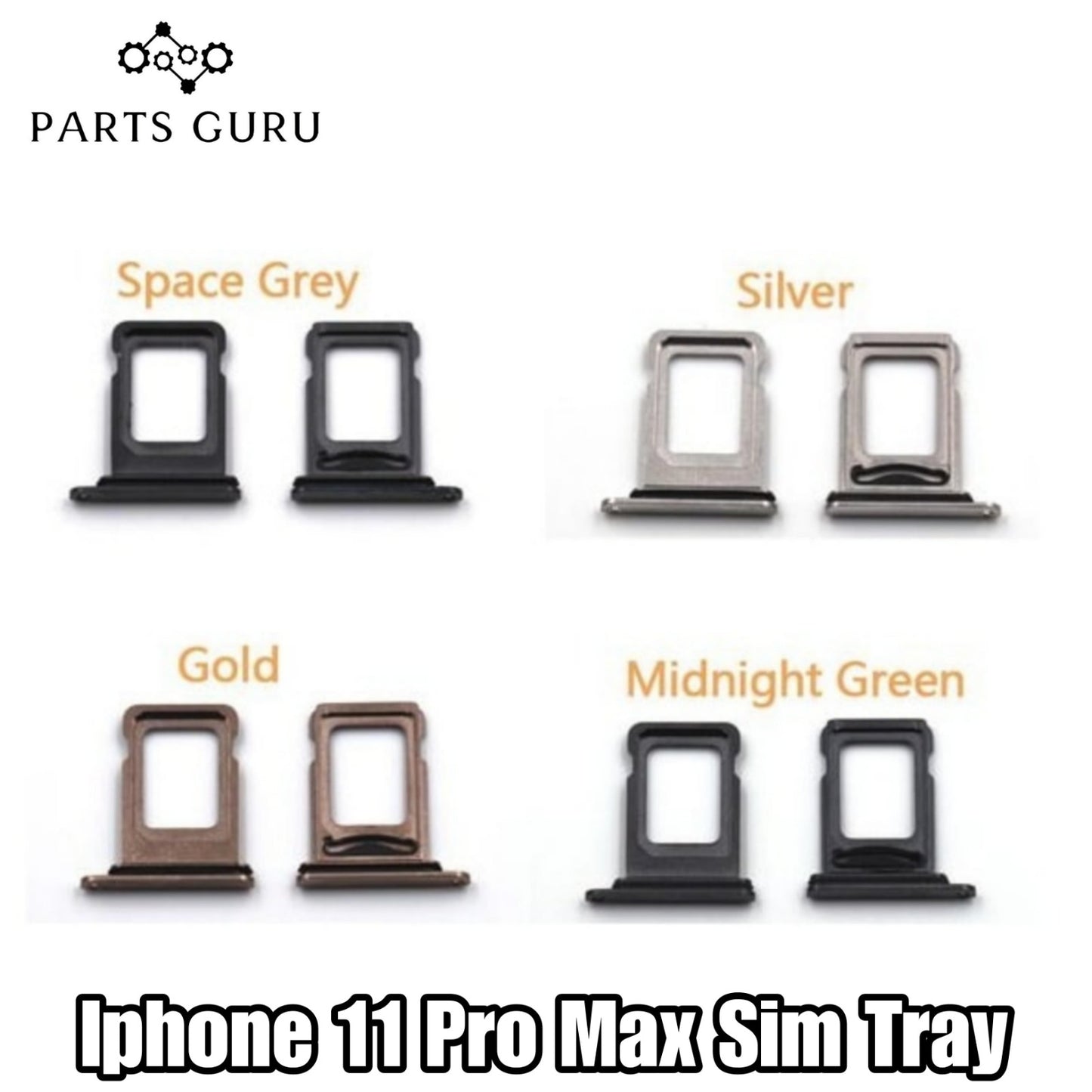 Iphone 11 pro max Sim Tray || IPhone 11 pro max Sim Slot || Iphone 11 pro max Sim Slot\Sim Tray || Parts Guru